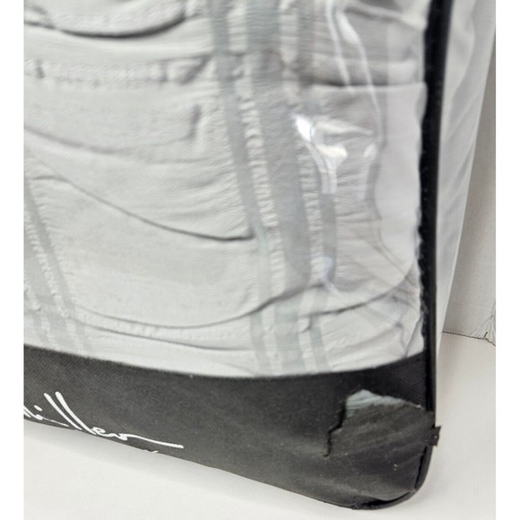 Nicole Miller Grey Full/Queen 3 Piece Luxury Textured Comforter Set, New - Picture 3 of 4